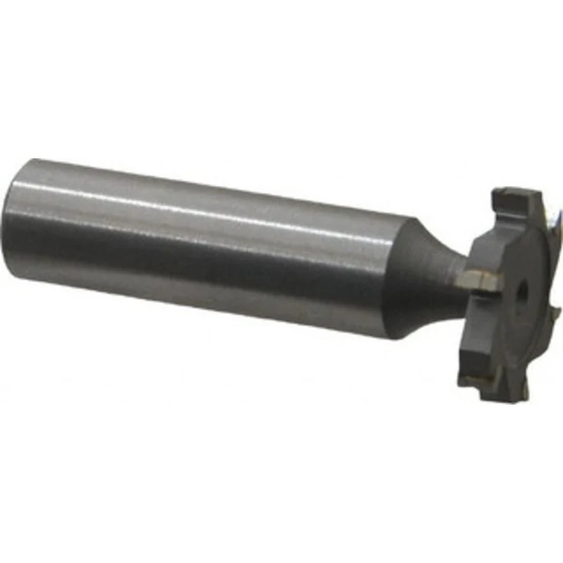 Made in USA ANSI 507 (Old Std # 10) 7/8 Cut Diam, 5/32 Cut Width, 1/2 Shank, Straight-Tooth Woodruff Keyseat Cutter C...
